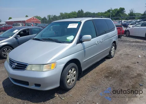 2004 Honda Odyssey Ex-L from USA, damaged, VIN 5FNRL18064B025470